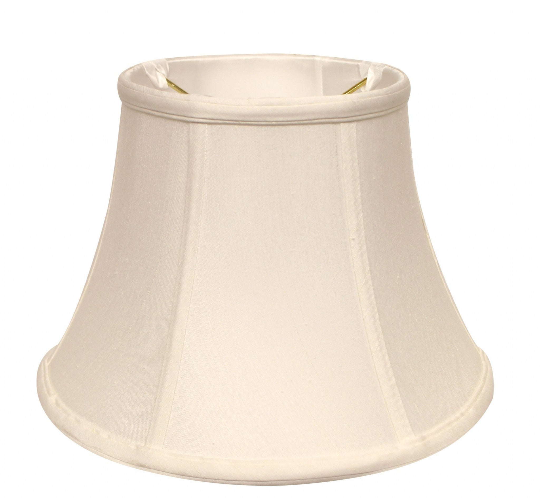 15" White Drum Monay Shantung Lampshade-Lampshades-DECOROLALA