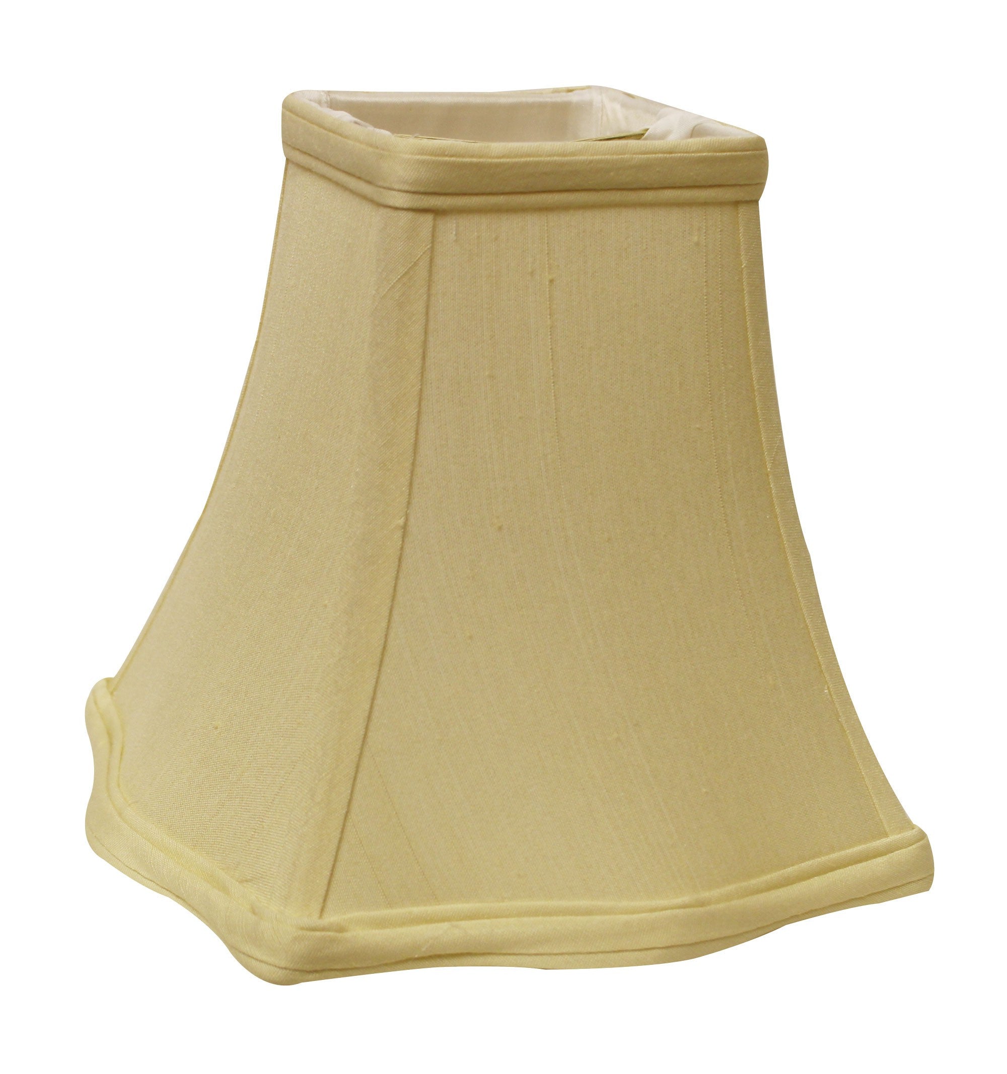 10" Antique White Premium Square Monay Shantung Lampshade-Lampshades-DECOROLALA