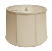 13" Off White Throwback Drum Linen Lampshade-0