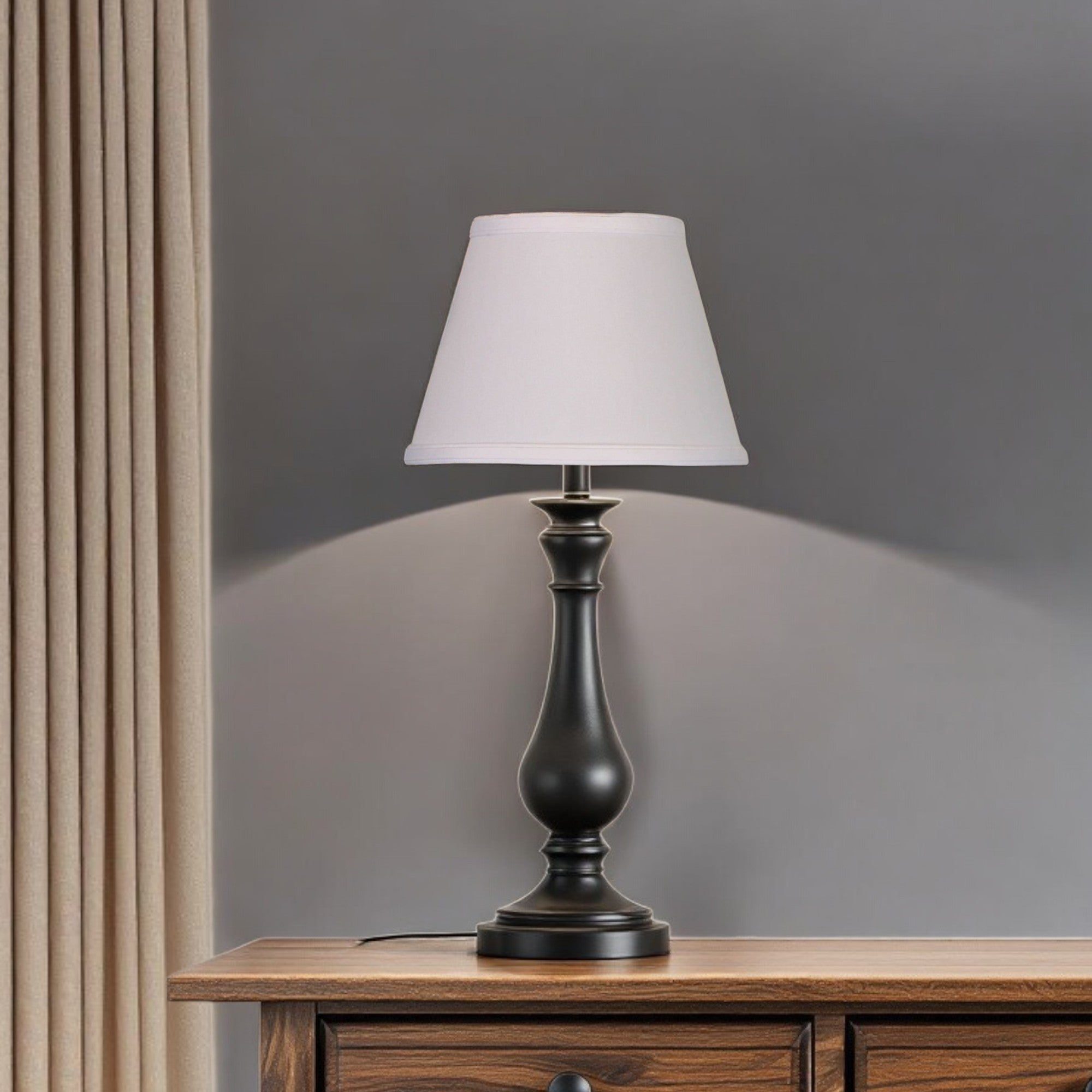 White No Slub Innsbruck Empire Lamp shade 8 Bottom-Lampshades-DECOROLALA