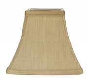 10" Pale Brown Square Bell No Slub Lampshade-Lampshades-DECOROLALA