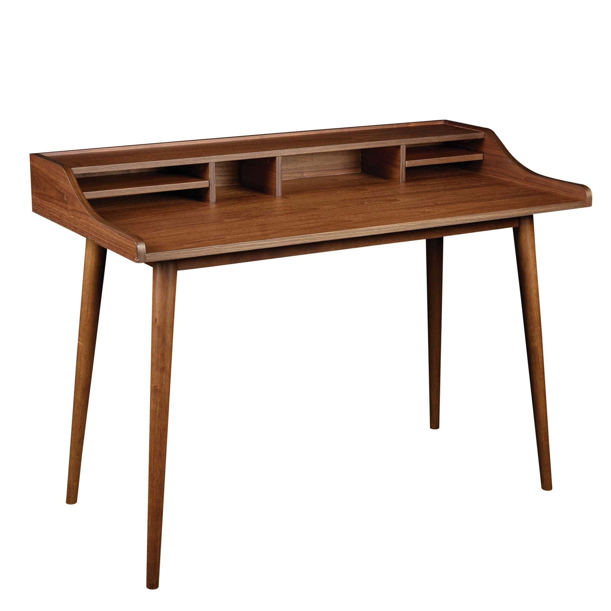 47" Brown Writing Desk-Desks-DECOROLALA