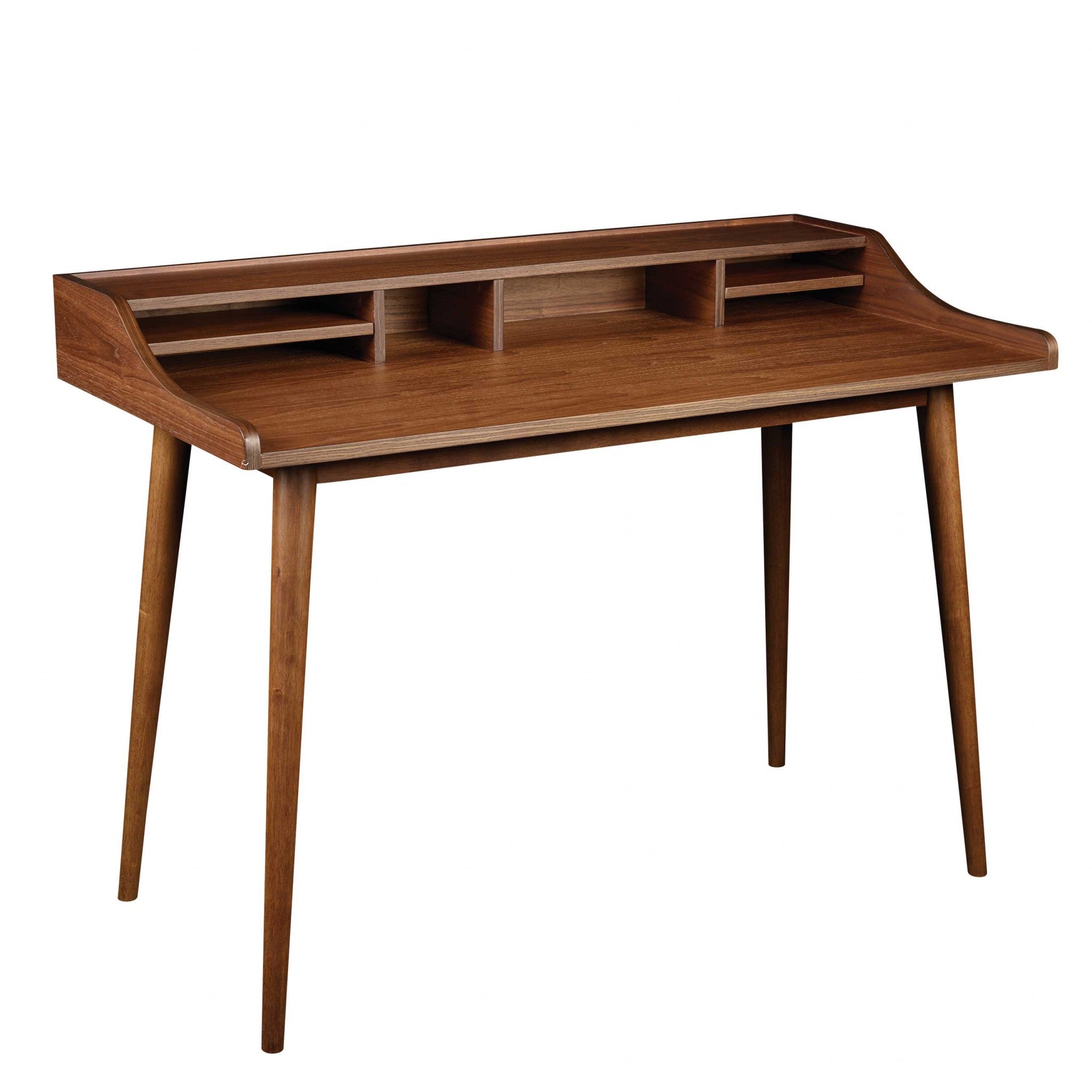 47" Brown Writing Desk-Desks-DECOROLALA