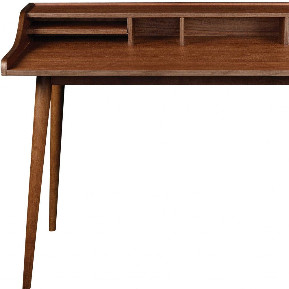 47" Brown Writing Desk-Desks-DECOROLALA
