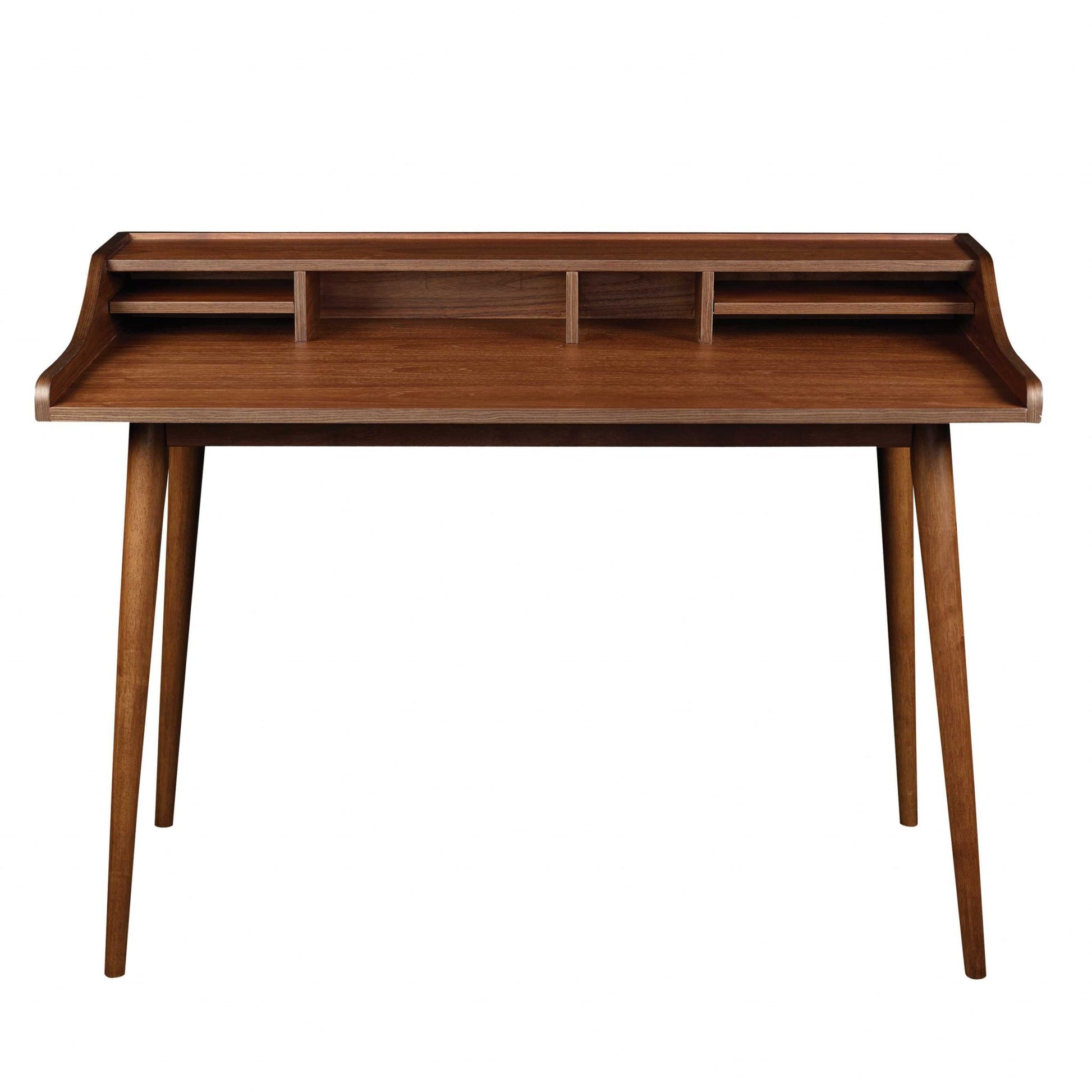 47" Brown Writing Desk-Desks-DECOROLALA