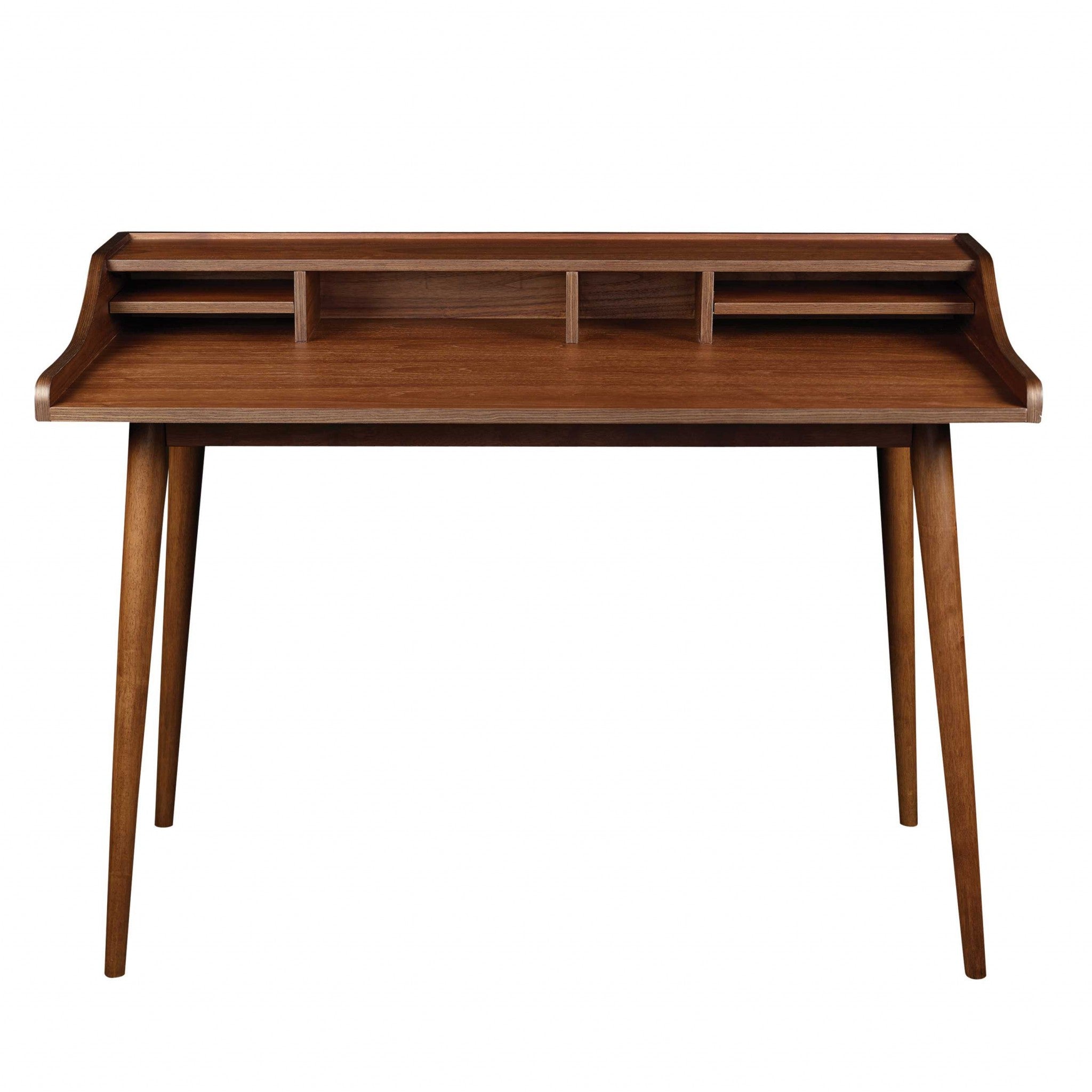 47" Brown Writing Desk-Desks-DECOROLALA