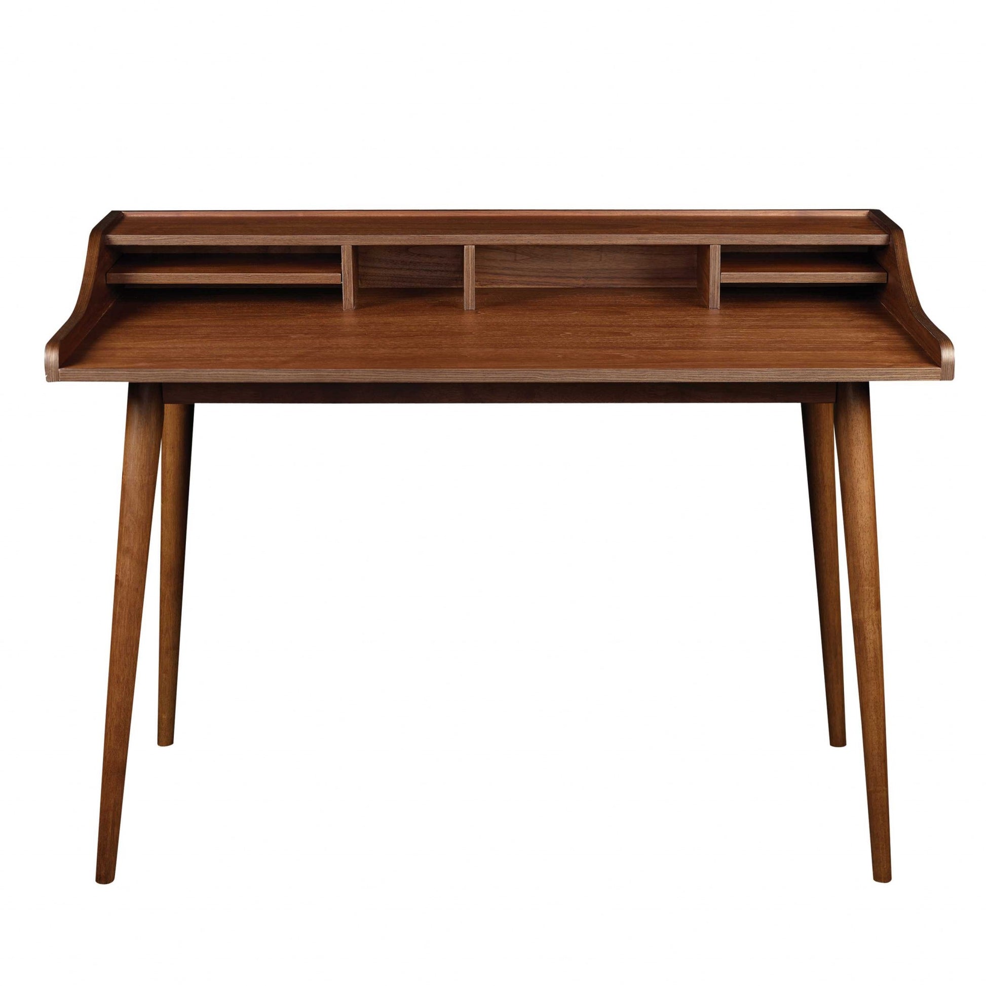 47" Brown Writing Desk-Desks-DECOROLALA
