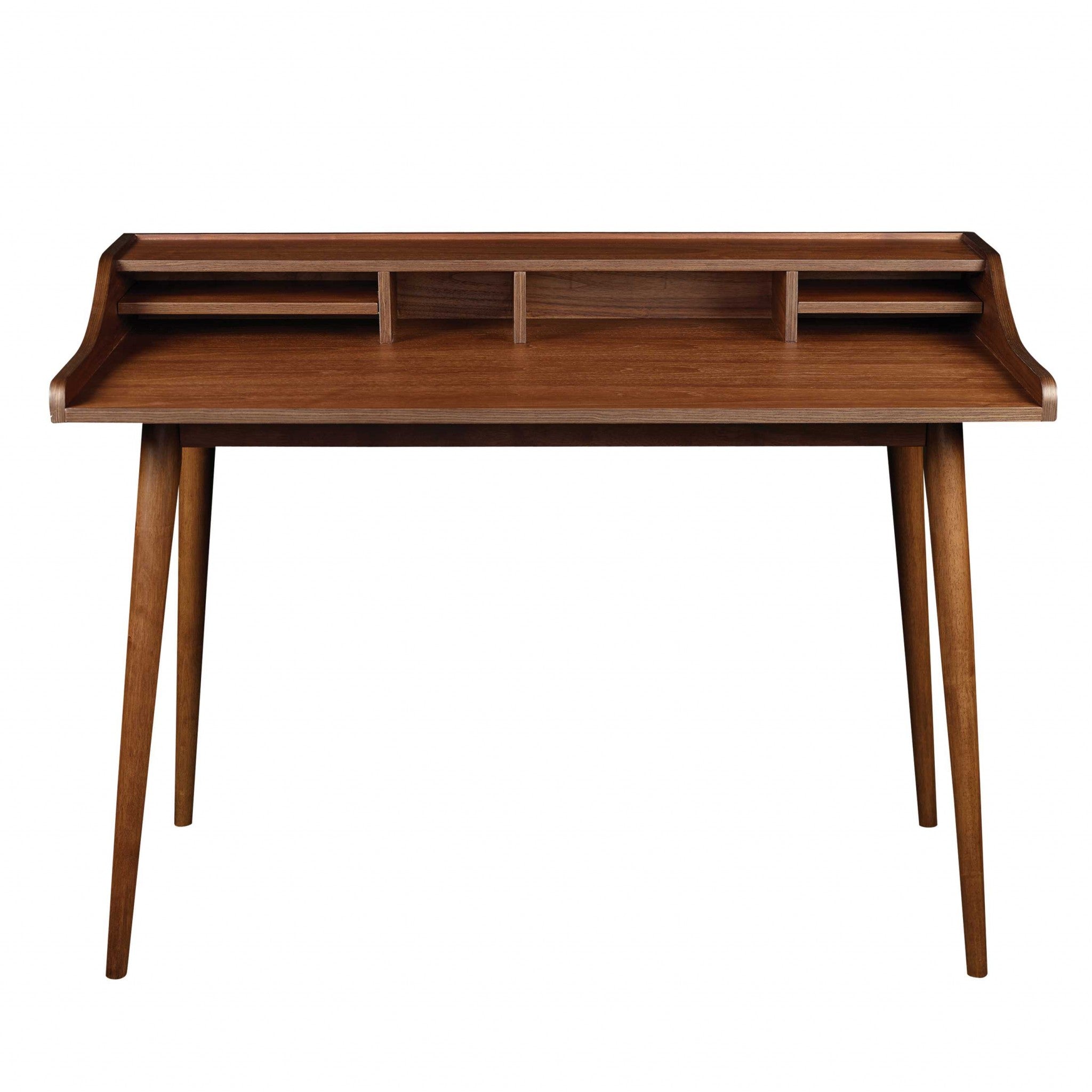 47" Brown Writing Desk-Desks-DECOROLALA