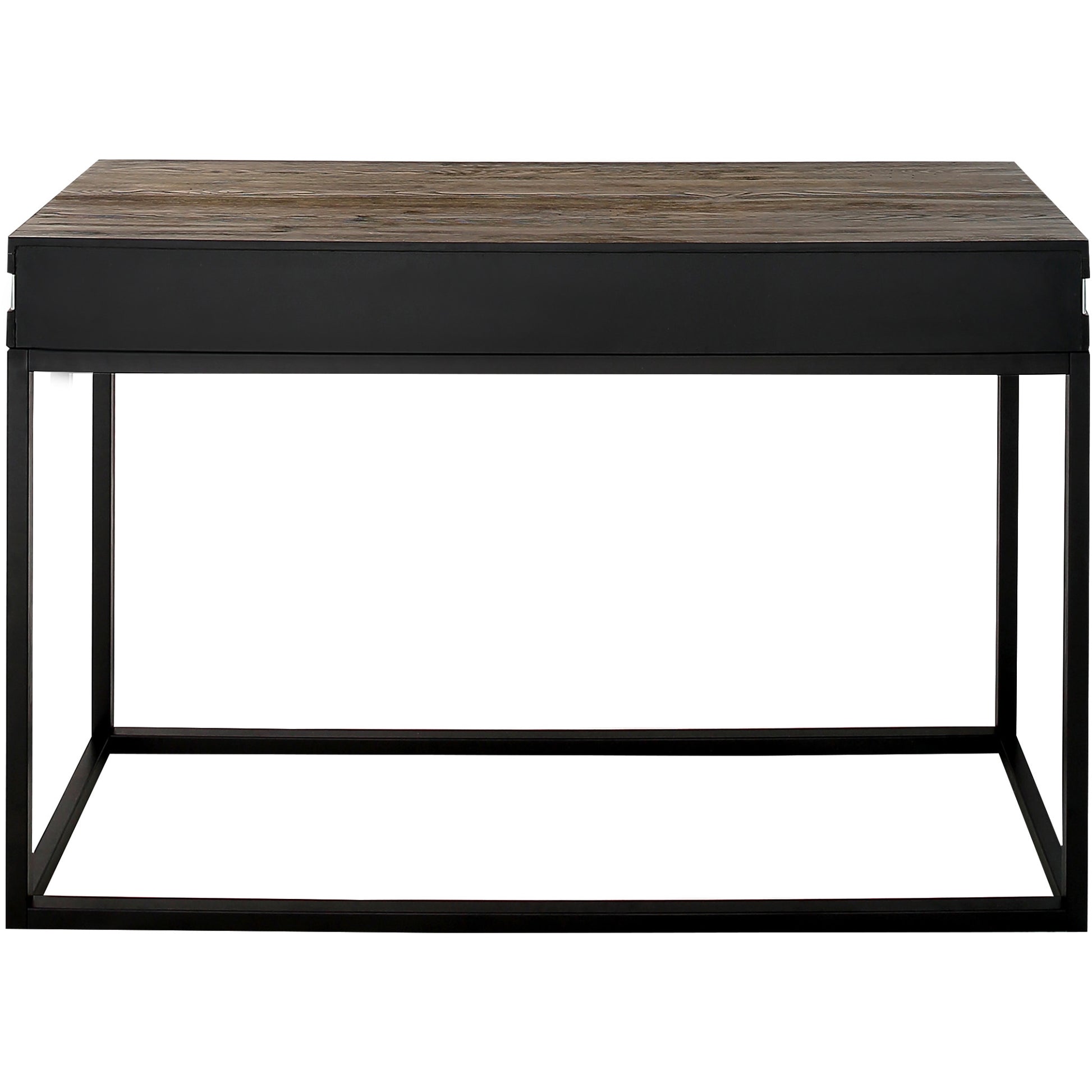 47" Brown and Black Frame Console Table-Console Tables-DECOROLALA