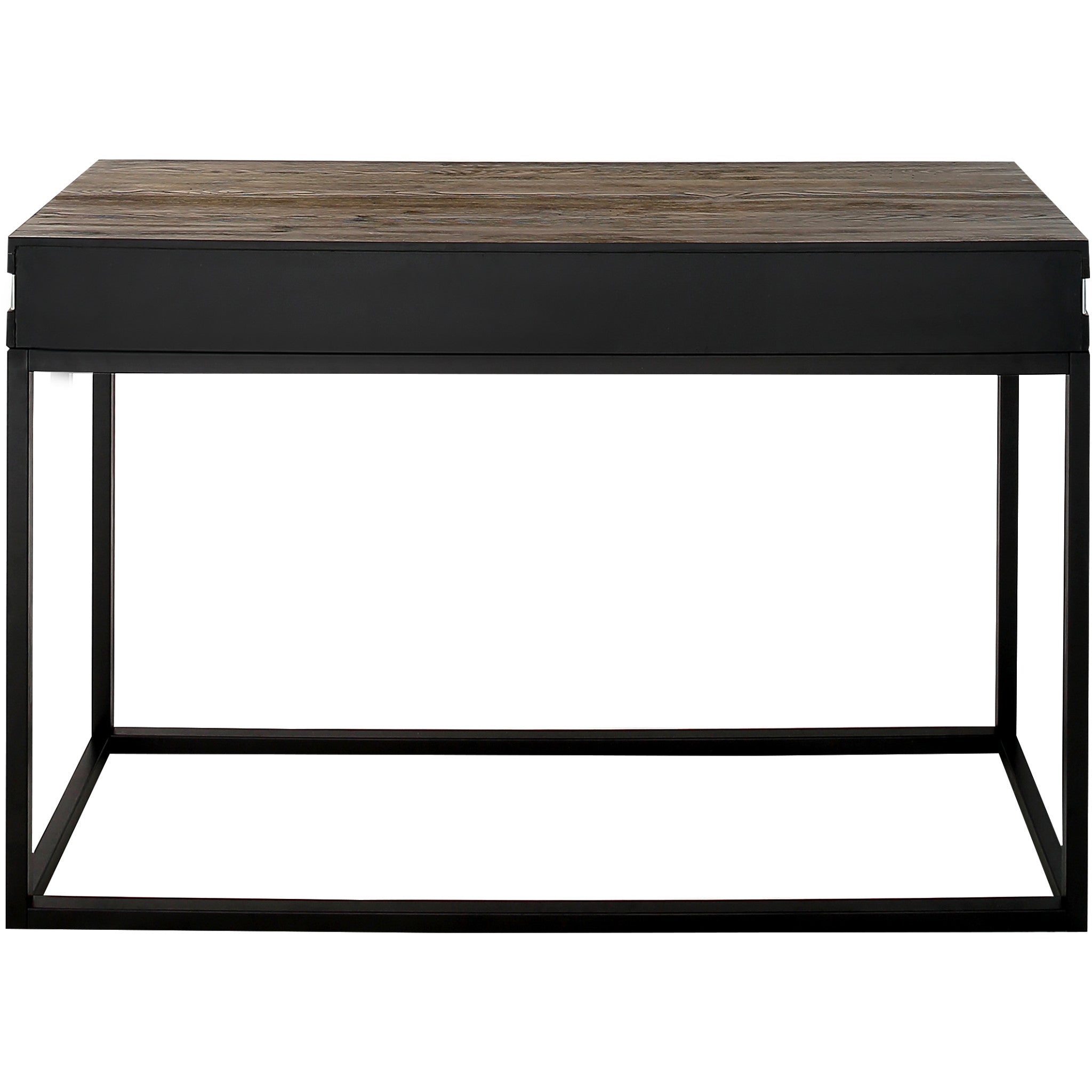 47" Brown and Black Frame Console Table-Console Tables-DECOROLALA