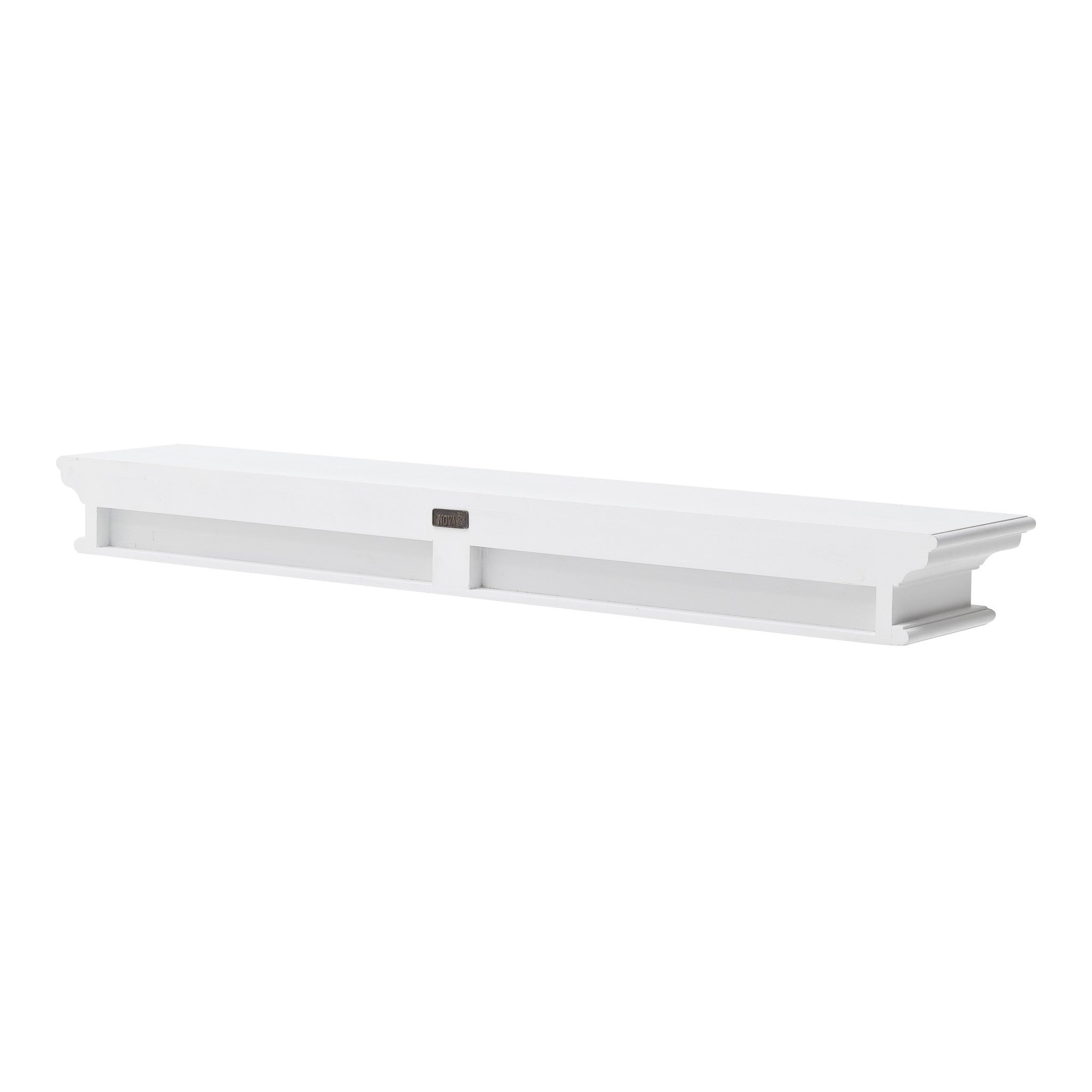 47" Classic White XL Floating Wall Shelf-Wall Mounted Shelves-DECOROLALA