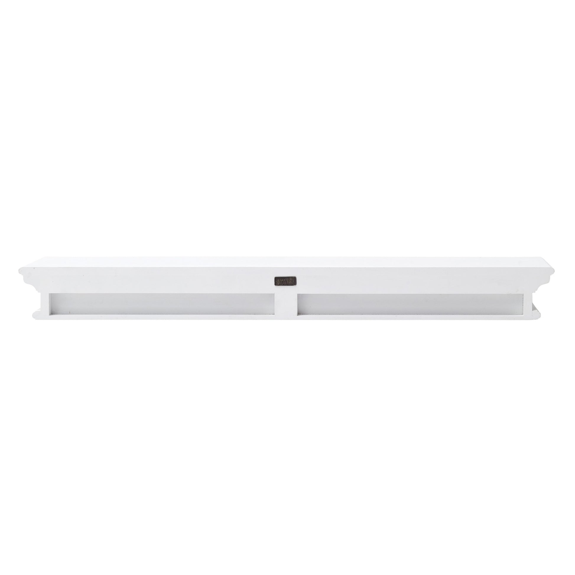 47" Classic White XL Floating Wall Shelf-Wall Mounted Shelves-DECOROLALA