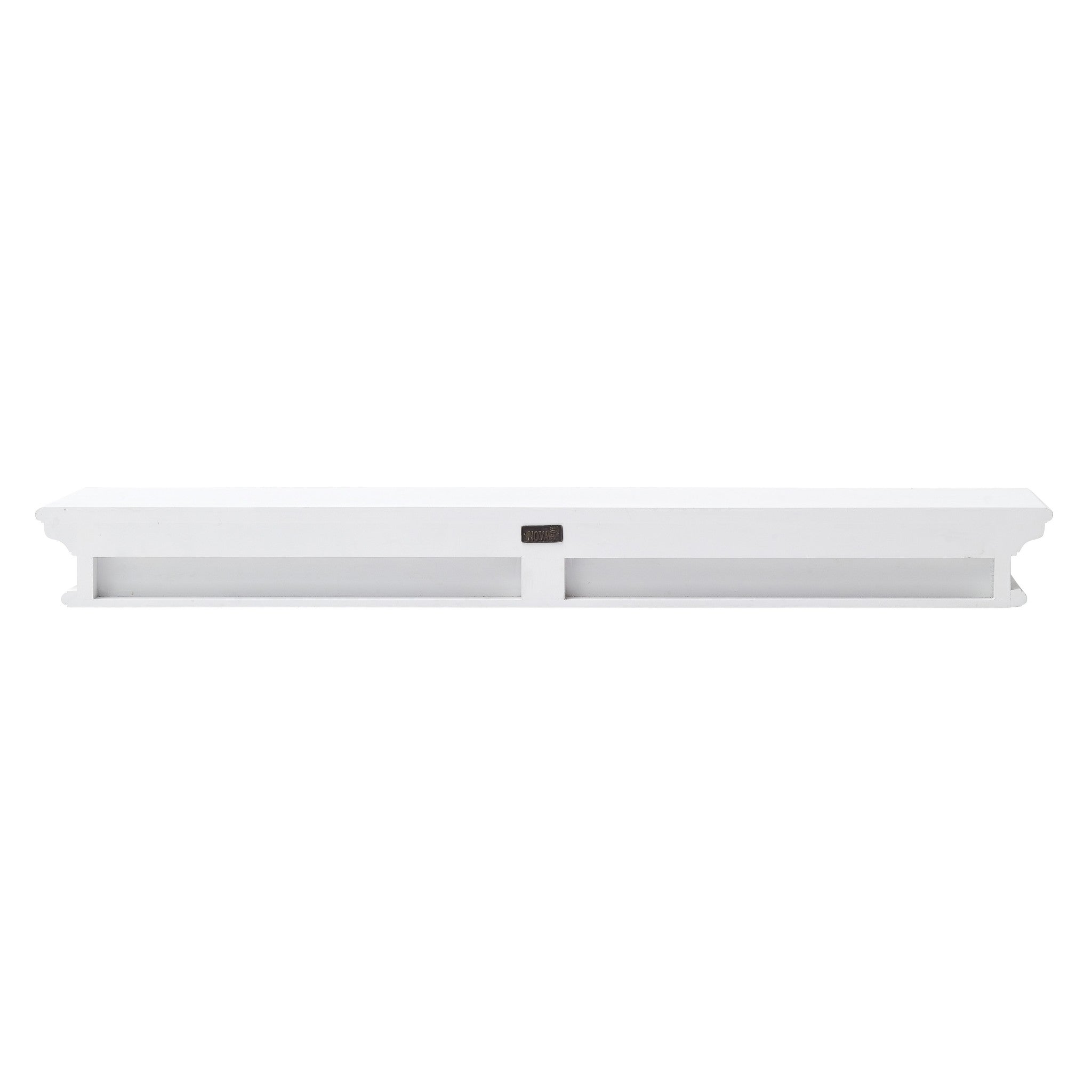 47" Classic White XL Floating Wall Shelf-Wall Mounted Shelves-DECOROLALA