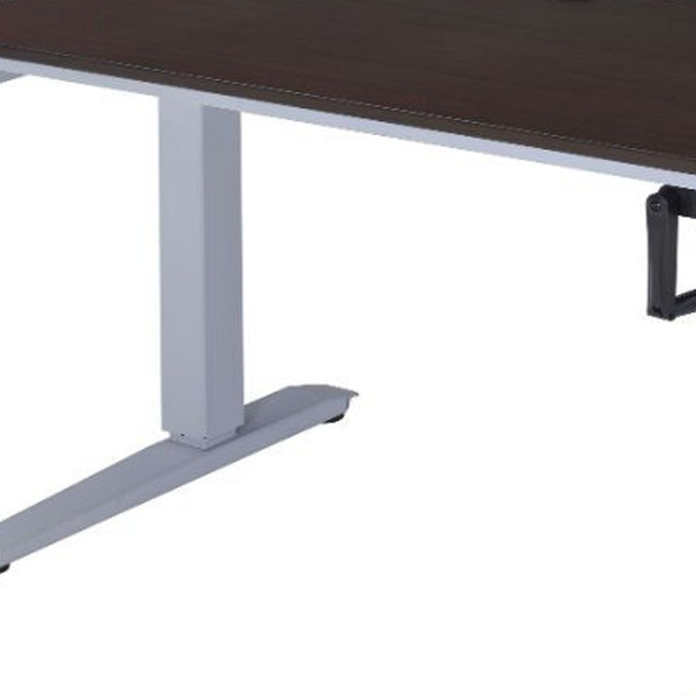 47" Espresso and White-Desks-DECOROLALA