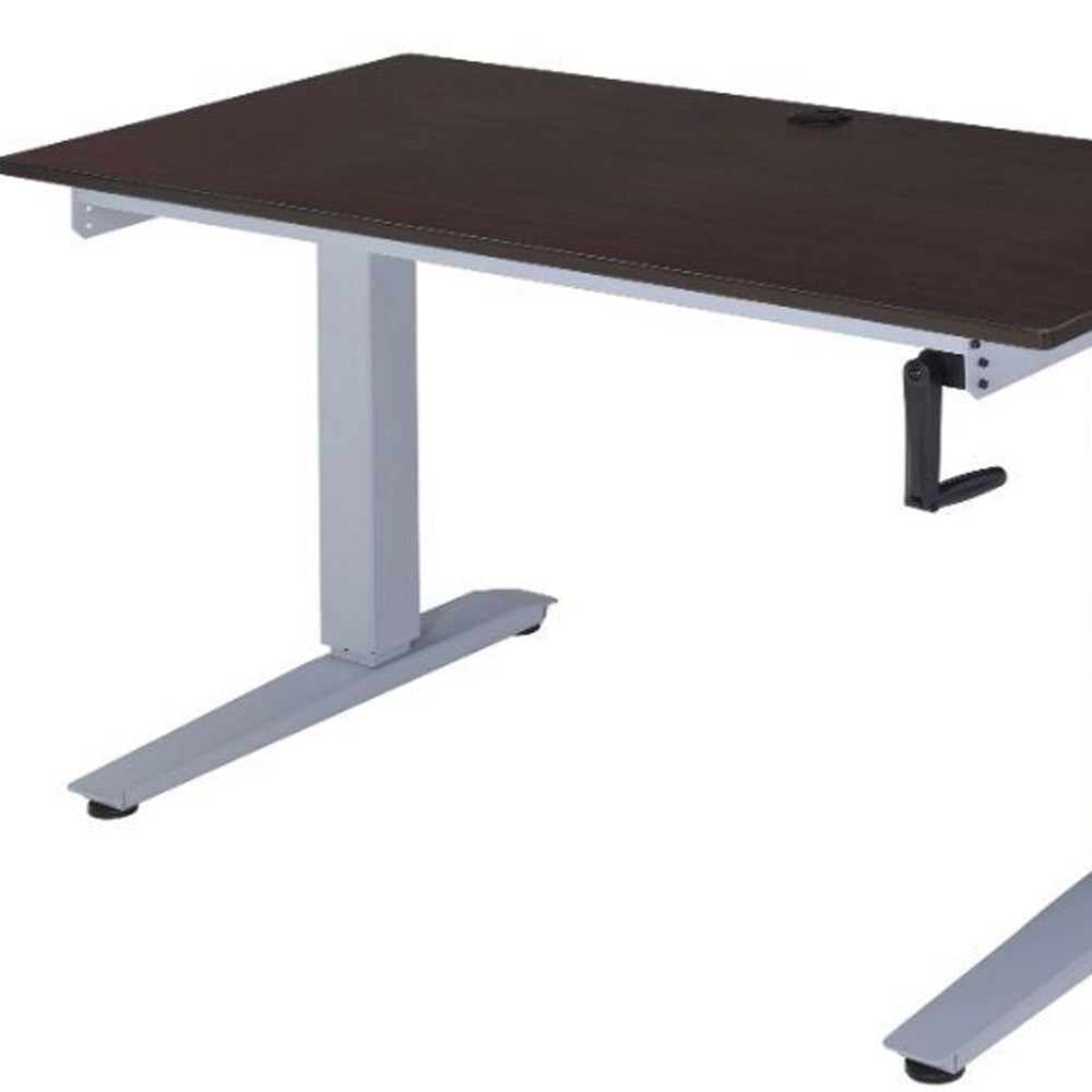 47" Espresso and White-Desks-DECOROLALA