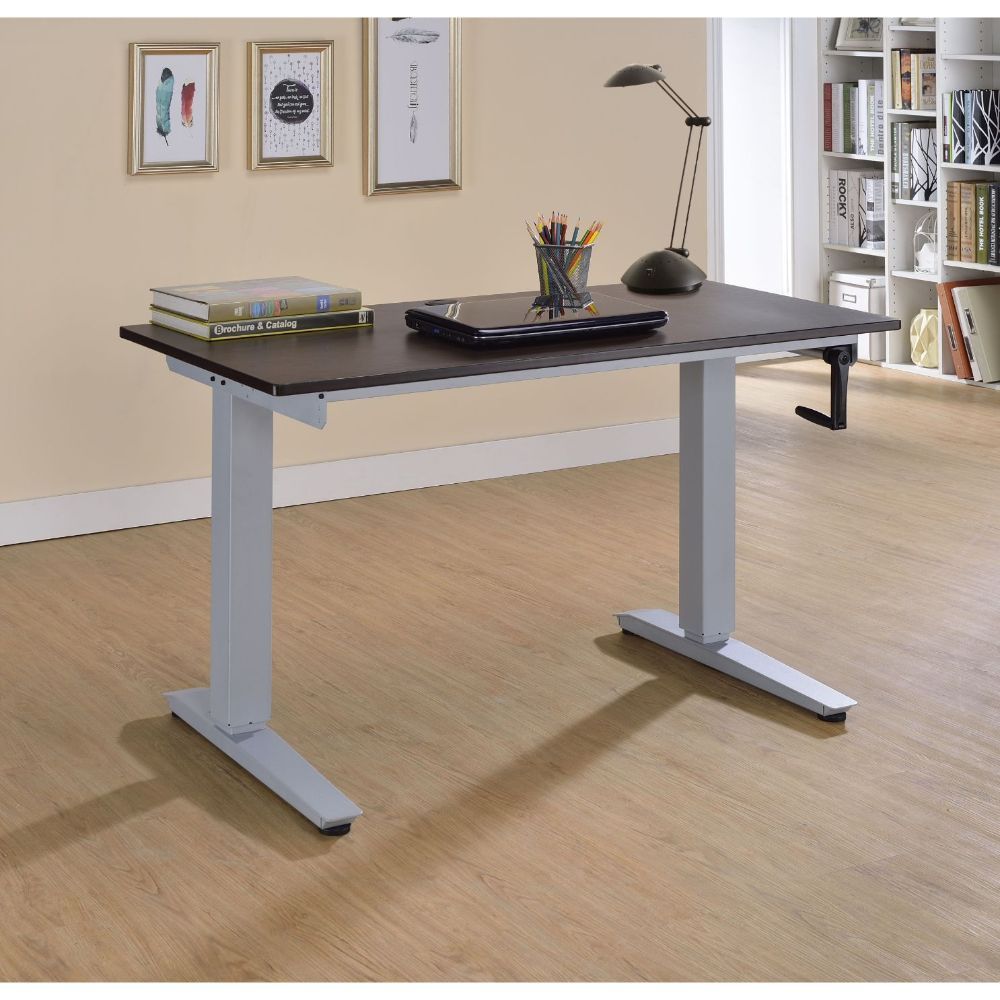 47" Espresso and White-Desks-DECOROLALA