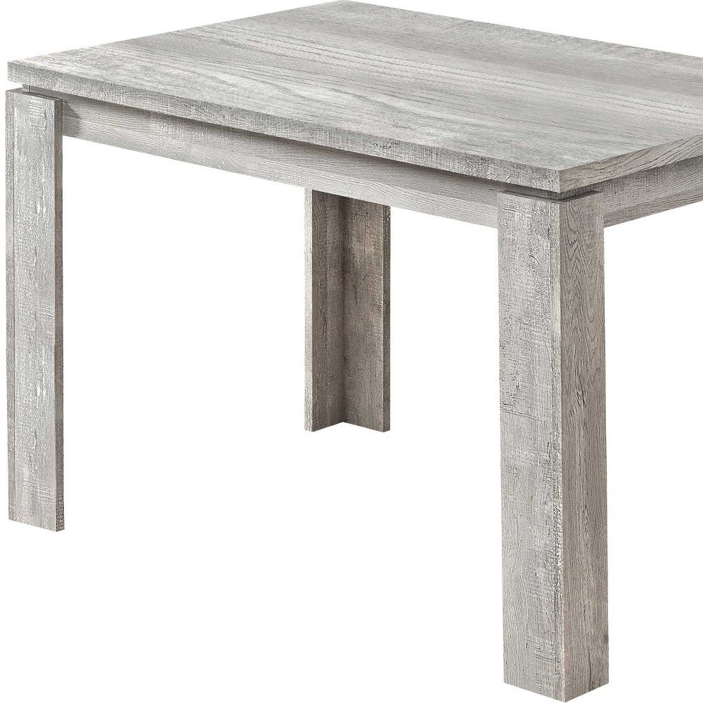 47" Gray Dining Table-Dining Tables-DECOROLALA