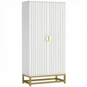 47" Kitchen Pantry Cabinet - White Freestanding Storage-Home Furnishings > Storage & Organization > Kitchen Pantry Cabinets-DECOROLALA