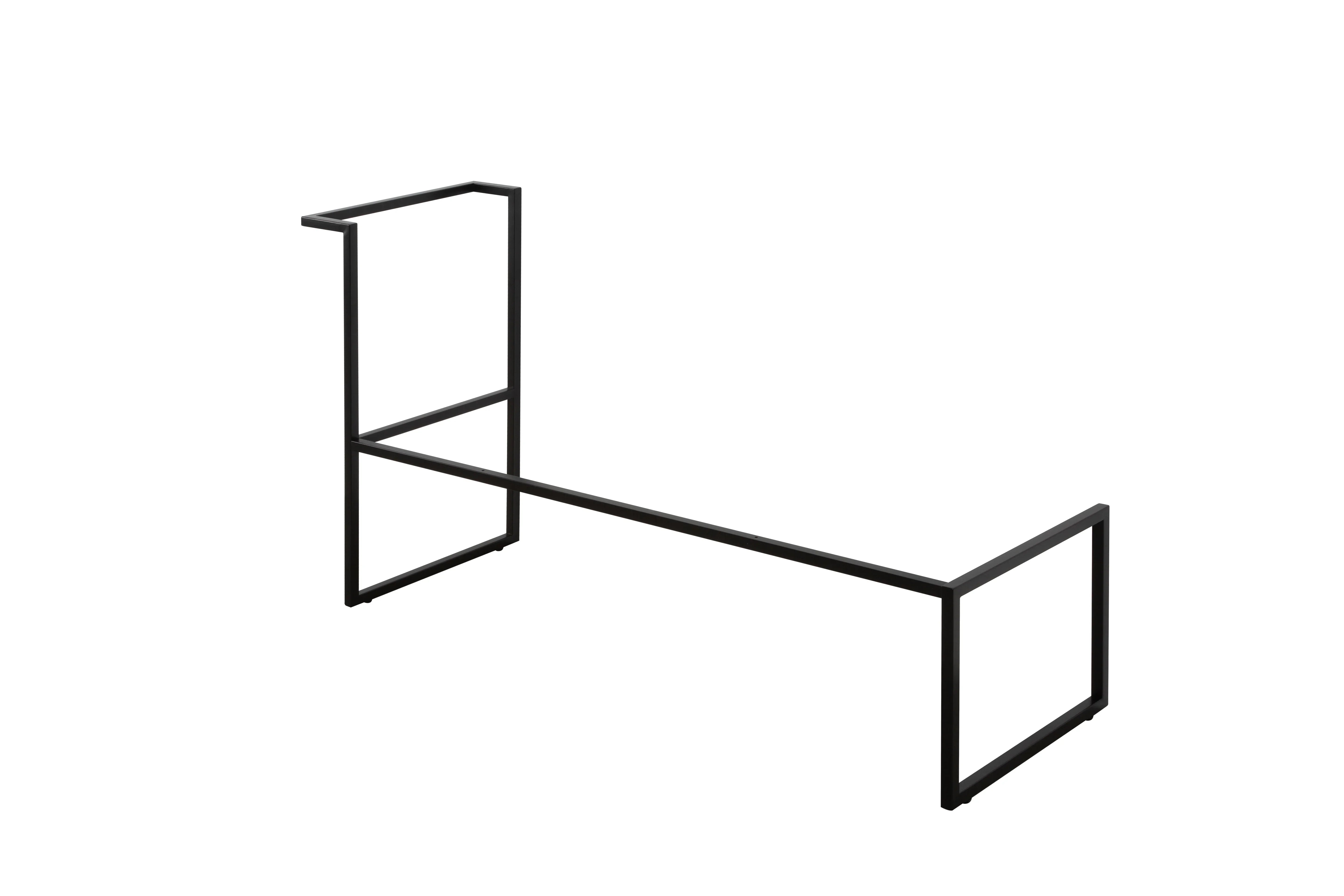 47" Matte Black Stainless Steel Frame for Wall Mounted Vanities-Faucet-DECOROLALA