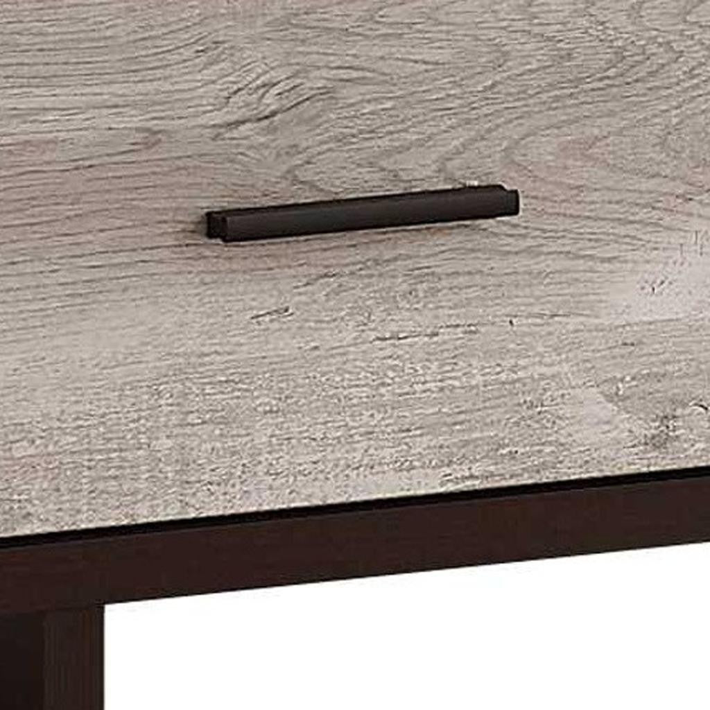 47" Wood Brown Cabinet Enclosed Storage TV Stand-TV Stands-DECOROLALA