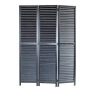 47 X 67 Black Wood Screen-Room Dividers-DECOROLALA