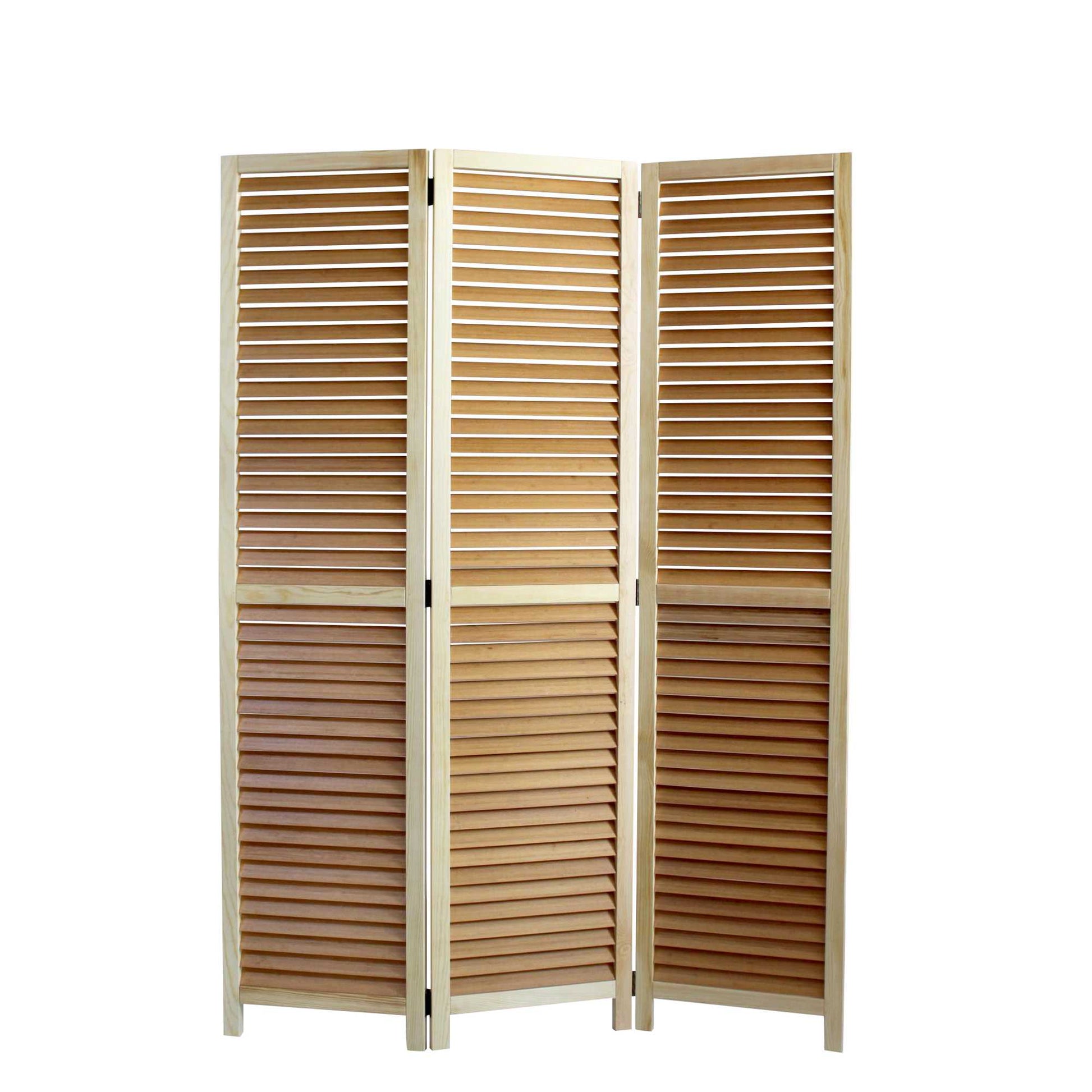 47 X 67 Natural Wood Screen-Room Dividers-DECOROLALA