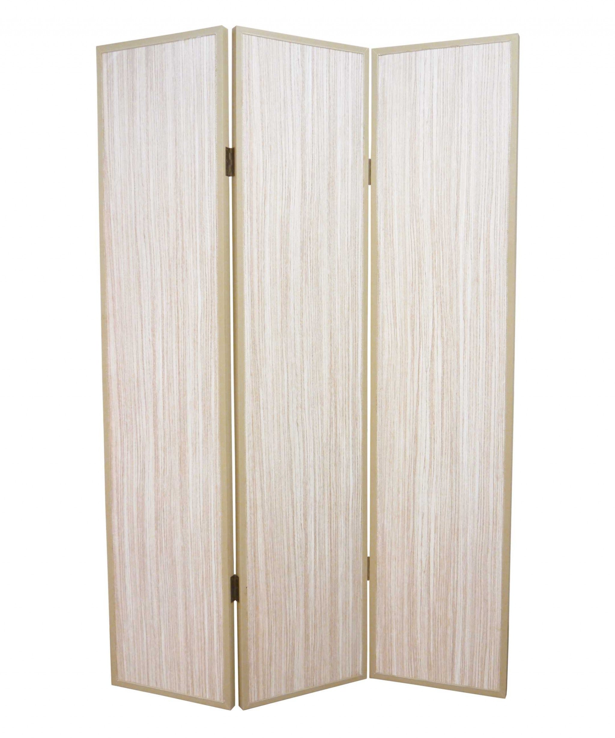 47 X 71 Beige Wood Screen-Room Dividers-DECOROLALA