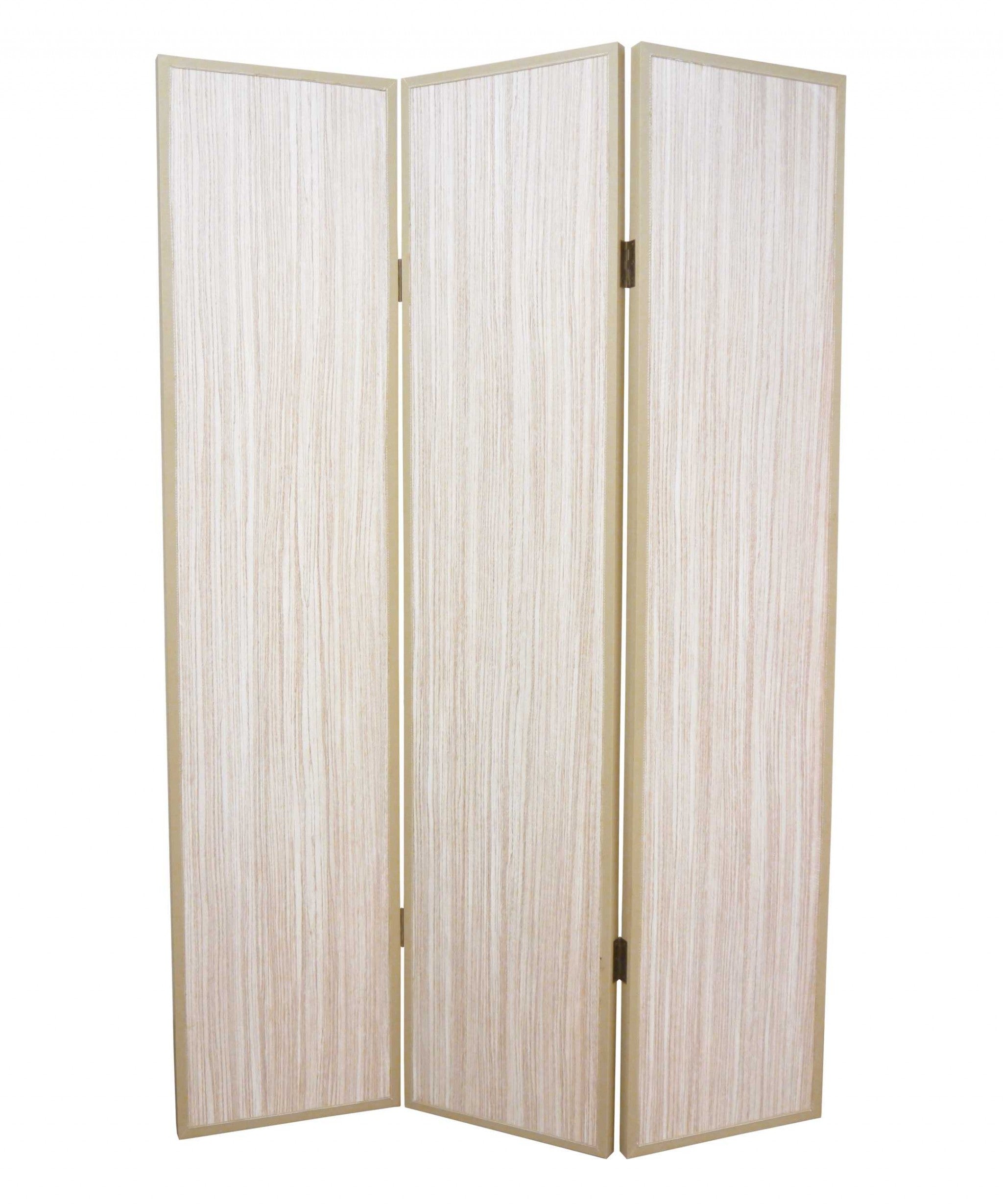 47 X 71 Beige Wood Screen-Room Dividers-DECOROLALA