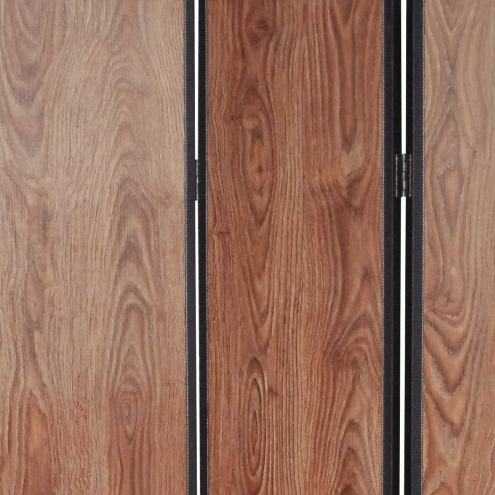 47 X 71 Brown Wood Screen-Room Dividers-DECOROLALA
