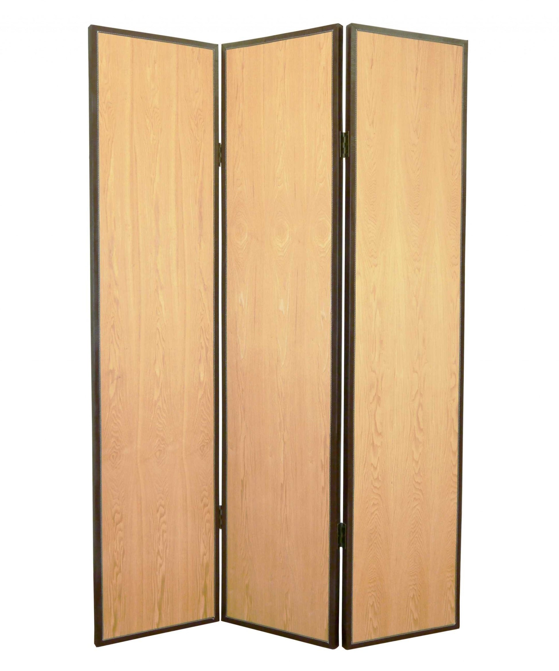 47 X 71 Natural Wood Screen-Room Dividers-DECOROLALA