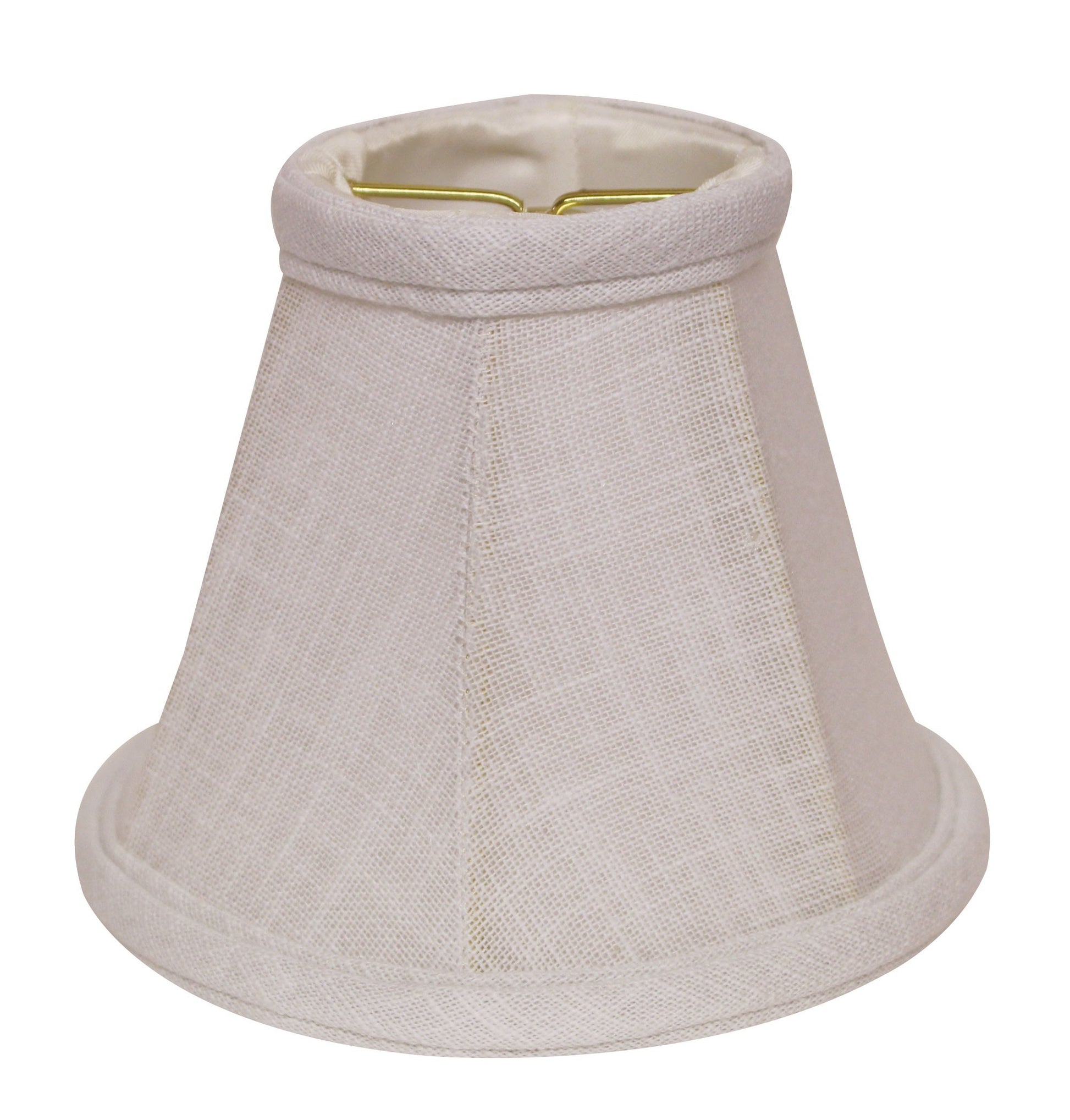 5" White Premium Set of 6 Chandelier Linen Lampshades-Lampshades-DECOROLALA