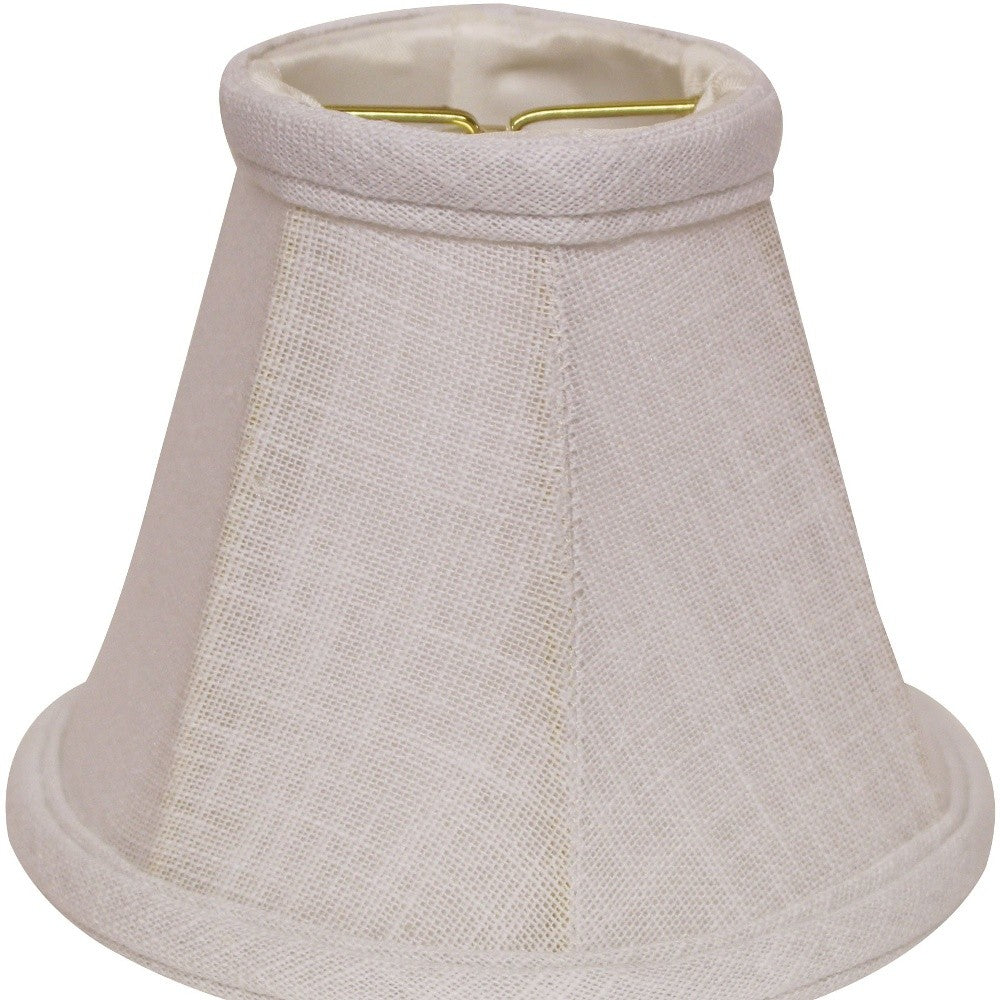 5" White Premium Set of 6 Chandelier Linen Lampshades-Lampshades-DECOROLALA