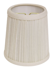 5" White Set of 6 Chandelier Broadcloth Lampshades-Lampshades-DECOROLALA