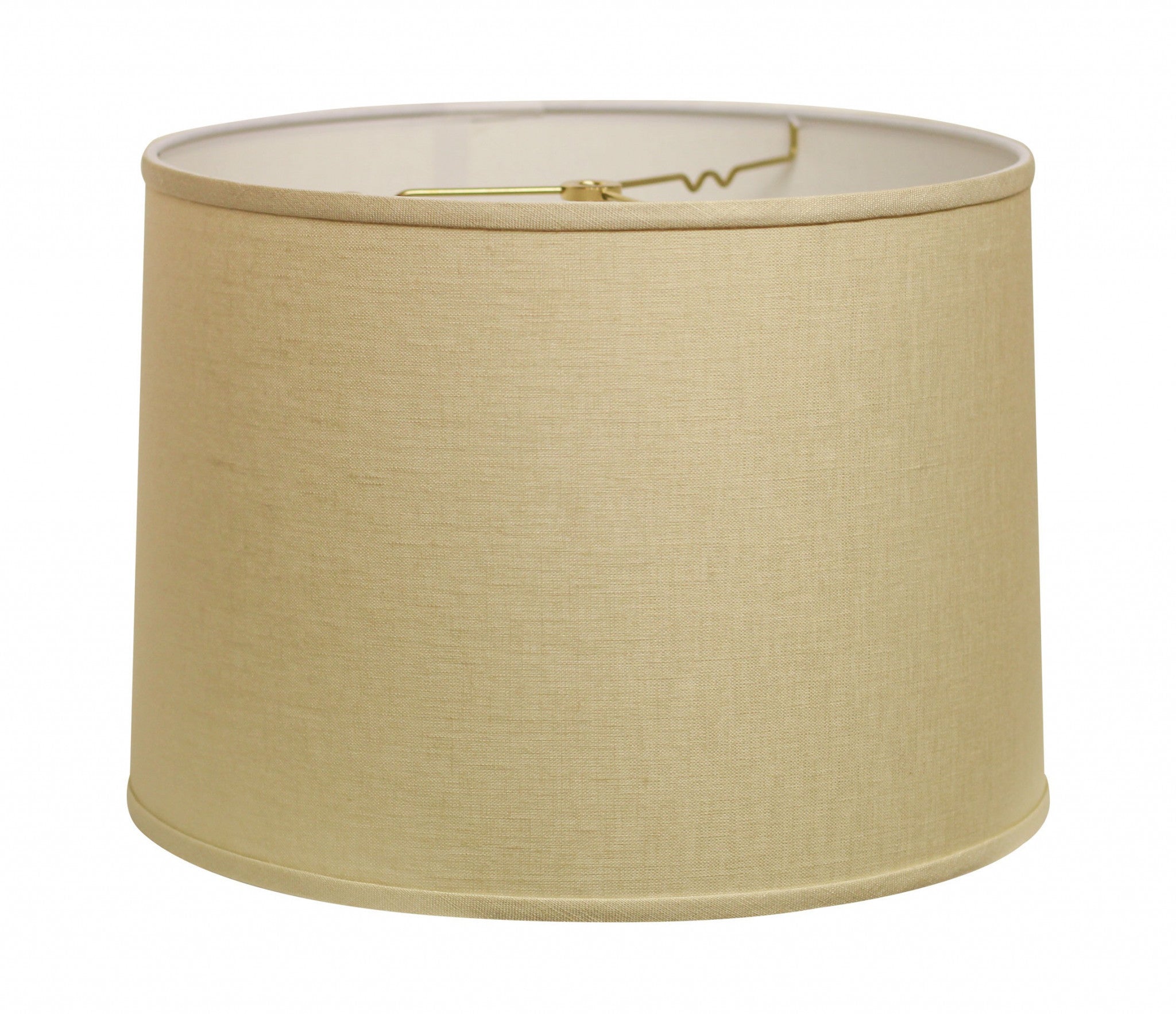 Beige Linen Drum Lamp Shade-Lampshades-DECOROLALA