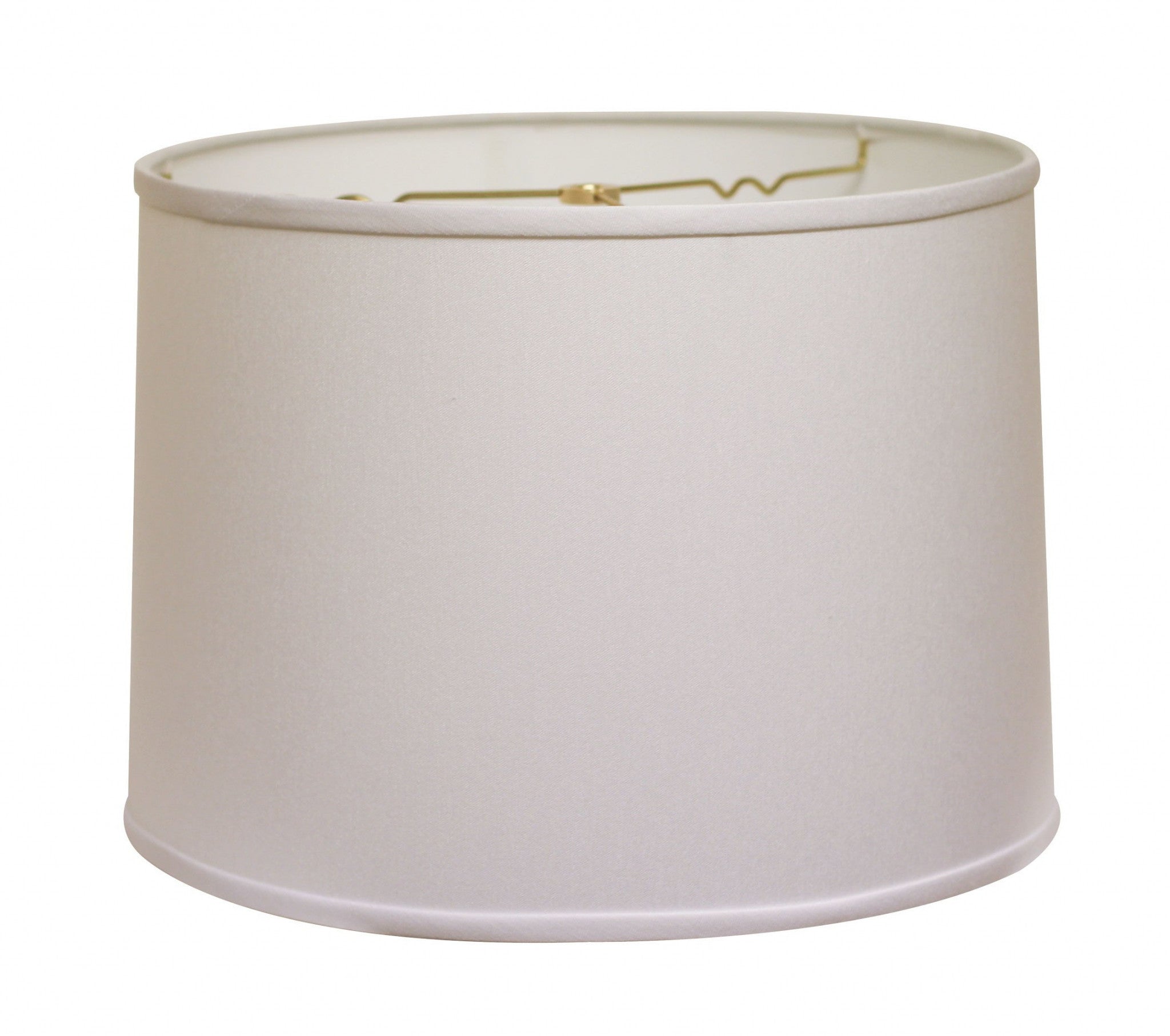 White No Slub Innsbruck Drum Lamp Shade-Lampshades-DECOROLALA