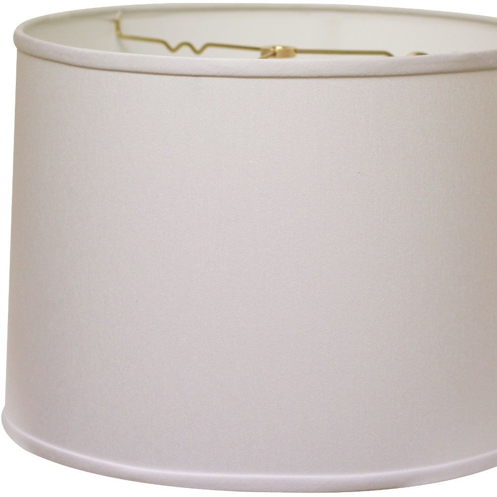 White No Slub Innsbruck Drum Lamp Shade-Lampshades-DECOROLALA
