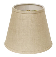 8" Dark Wheat Hardback Empire Linen Lampshade-0