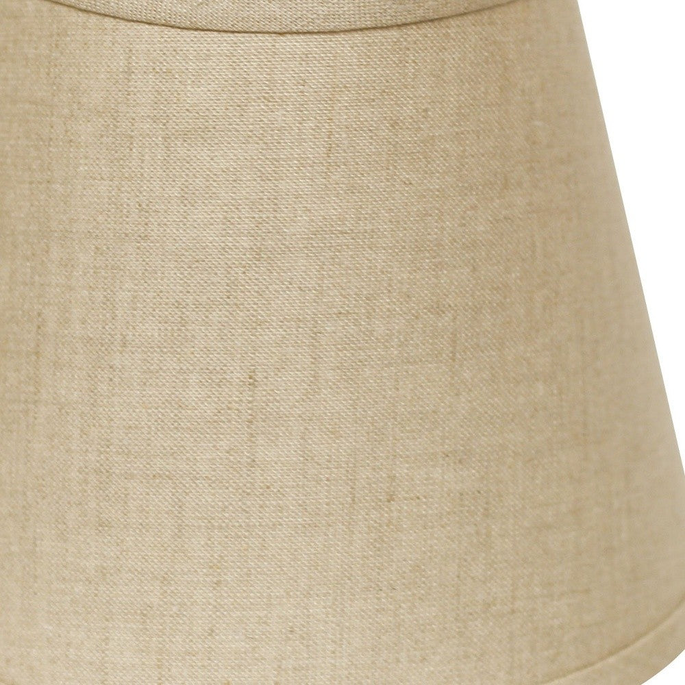10" Dark Wheat Hardback Empire Linen Lampshade-Lampshades-DECOROLALA
