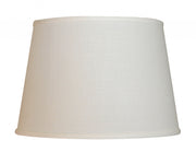 16" Ivory Throwback Drum No Slub Lampshade-Lampshades-DECOROLALA