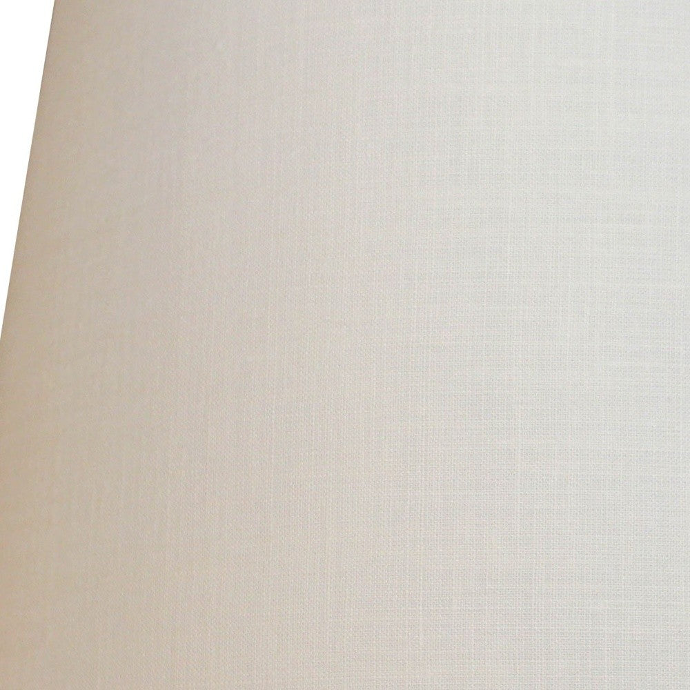 16" Ivory Throwback Drum No Slub Lampshade-Lampshades-DECOROLALA