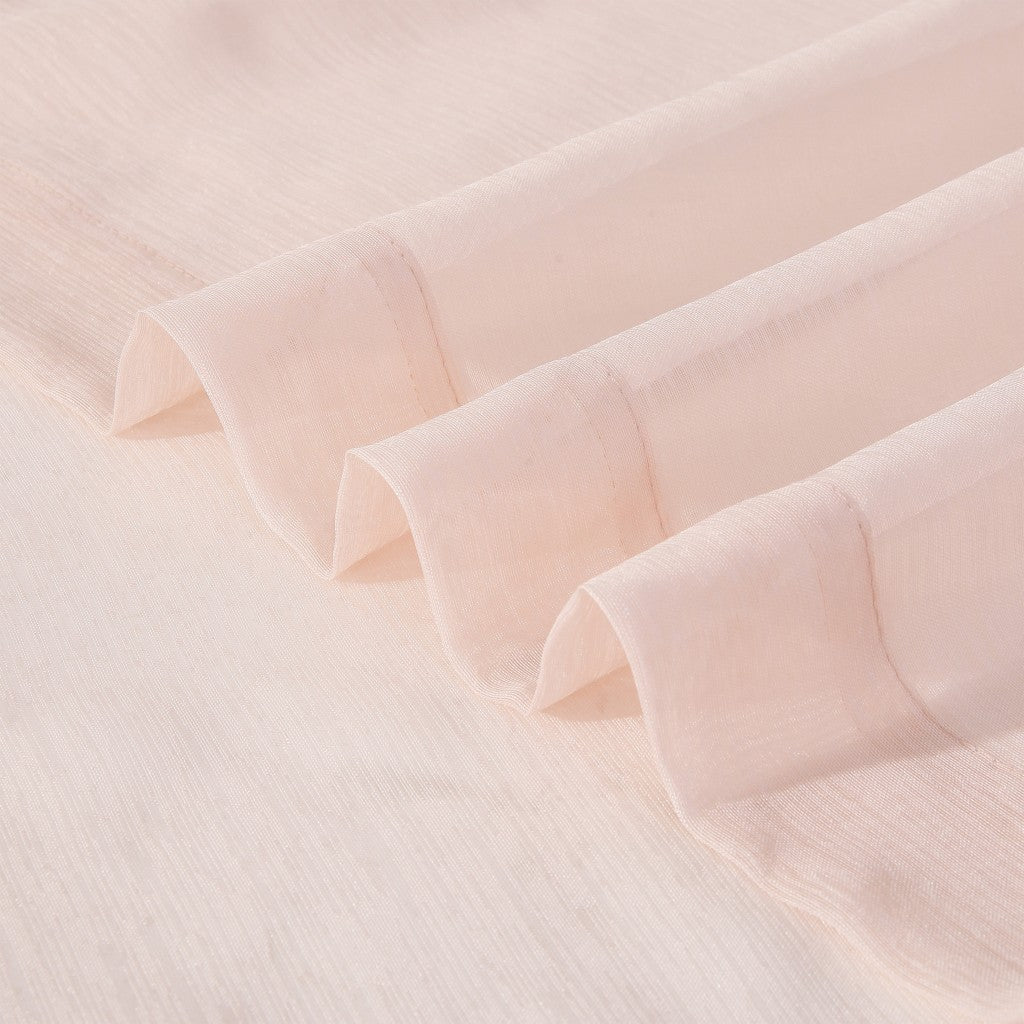 Set of Two 84" Blush Solid Modern Window Panels-Curtains and Drapes-DECOROLALA