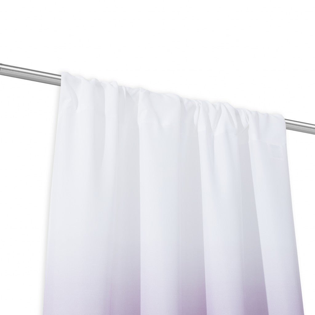 Set of Two 84" Purple Ombre Window Curtain Panels-Curtains and Drapes-DECOROLALA