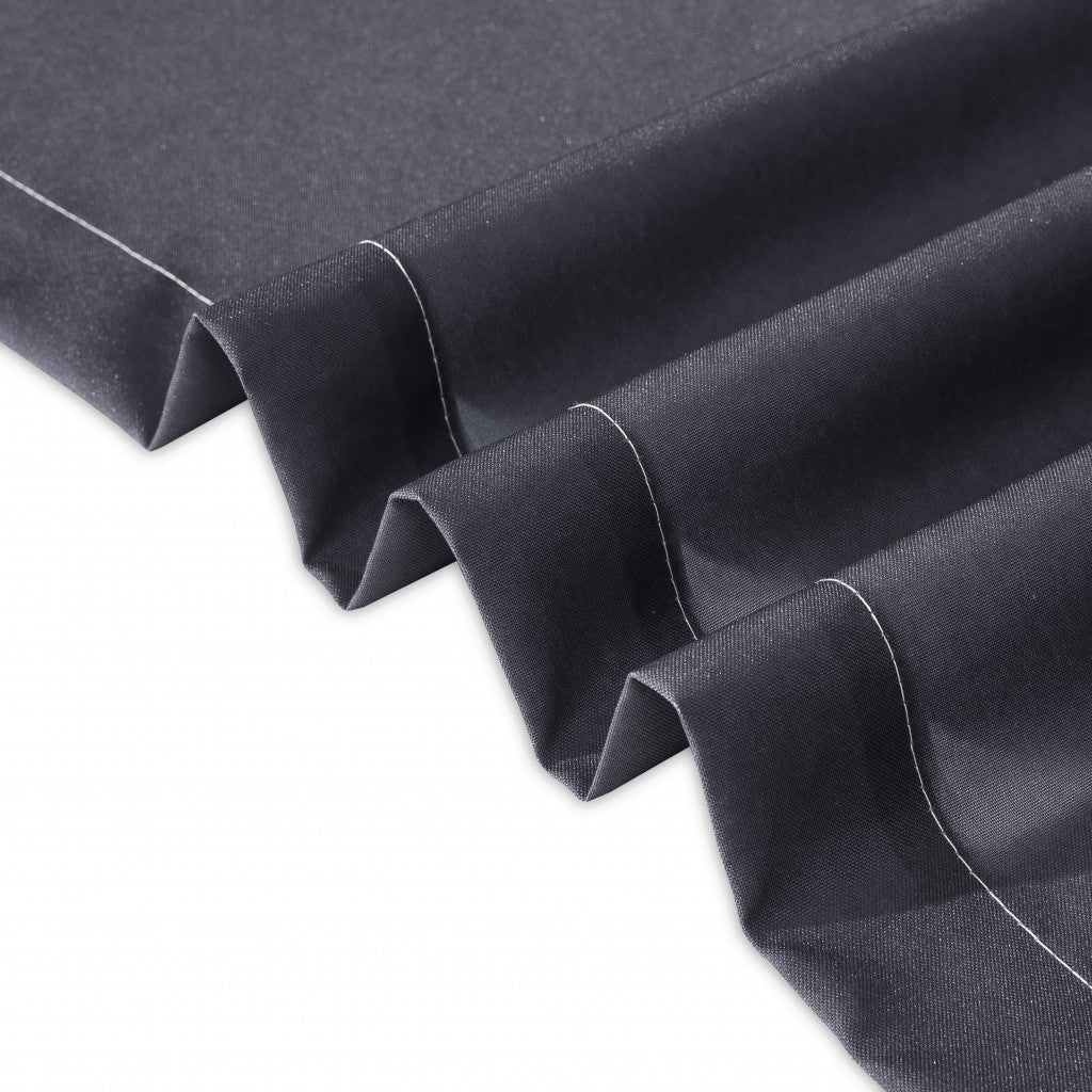 Set of Two 84" Black Ombre Shades Window Panels-Curtains and Drapes-DECOROLALA
