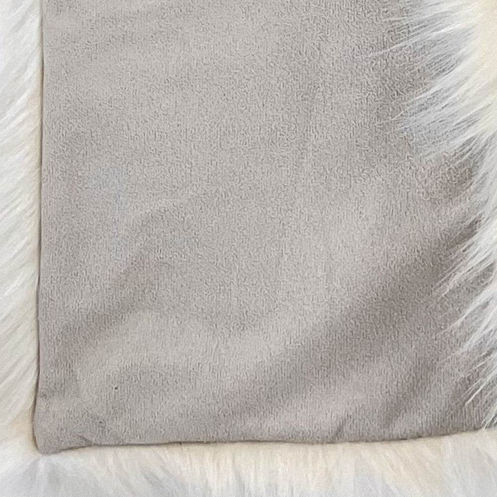 60" x 86" Royal White Long Hair Faux Fur Throw-Throws & Blankets-DECOROLALA