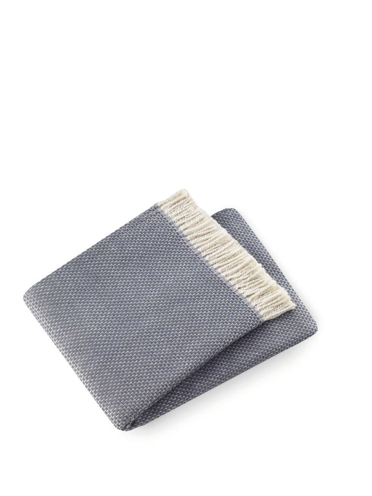 Soft Slate Gray Links Pattern Throw Blanket-Throws & Blankets-DECOROLALA