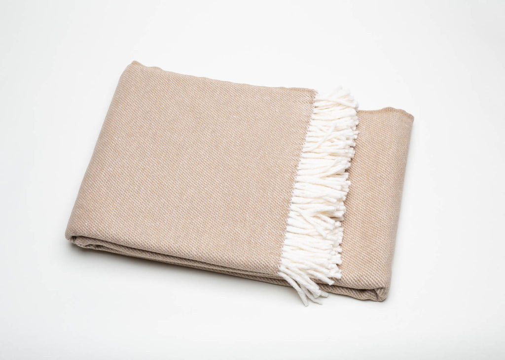 Stone Mini Dot Fringed Throw Blanket-Throws & Blankets-DECOROLALA
