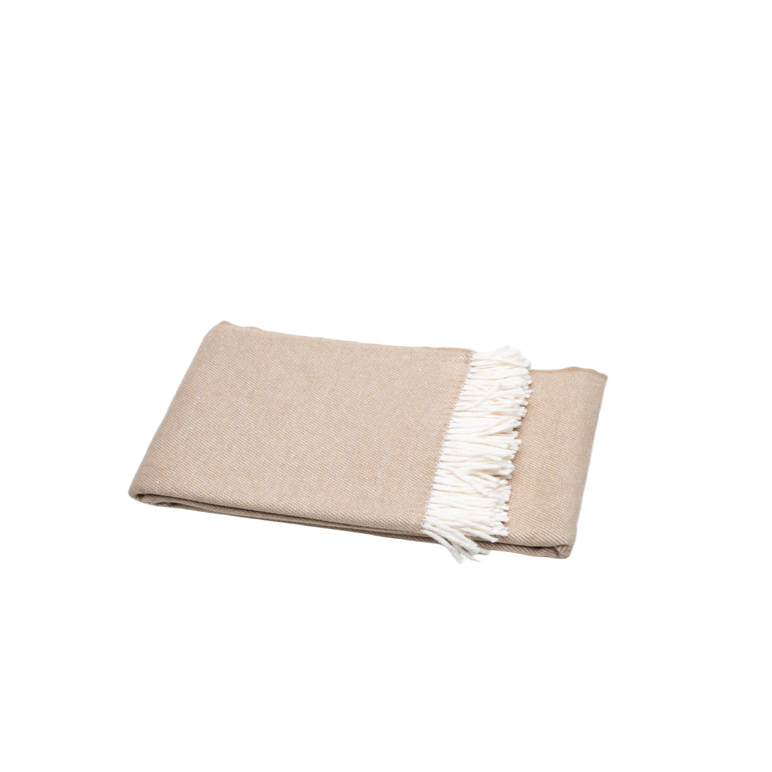 Stone Mini Dot Fringed Throw Blanket-Throws & Blankets-DECOROLALA