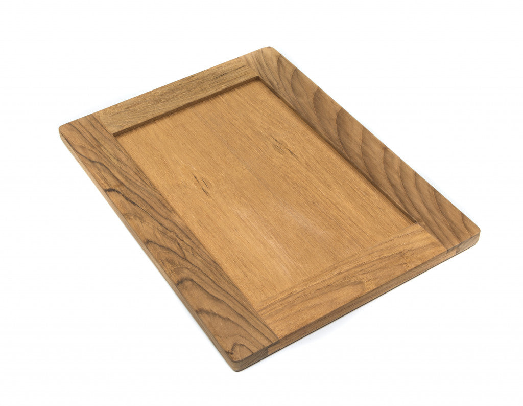 15" Brown Solid Wood Framed Accent Mirror-Mirrors-DECOROLALA