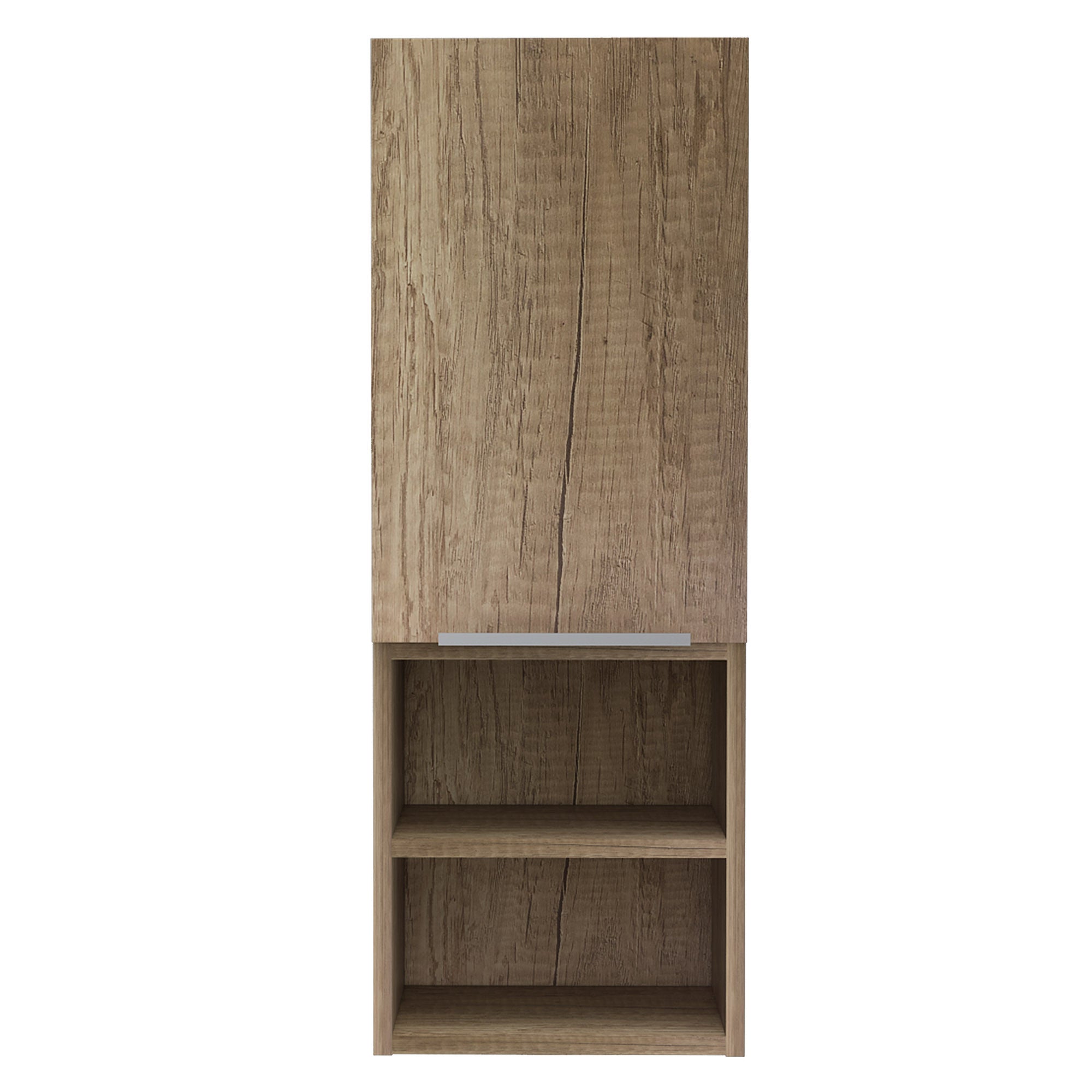 12" Wood Brown Standard Accent Cabinet With Four Shelves-1