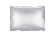 Silver Silk Open Ended Pillowcase-Bed Sheets-DECOROLALA